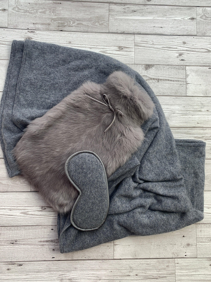 Natural remedy - luxury fur hot water bottles.