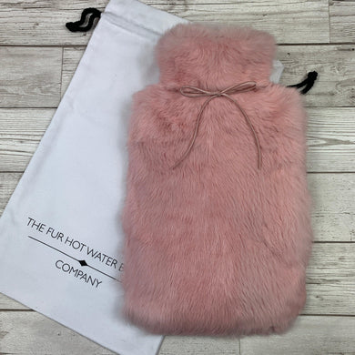 Rabbit Fur Hot Water Bottle