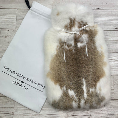 Rabbit Fur Luxury Hot Water Bottle - Large - #237/1