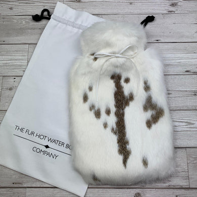Rabbit Fur Hot Water Bottle - Large - #187/1