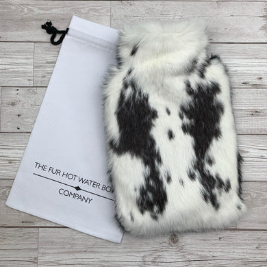 Luxury Rabbit Fur Hot Water Bottle - Large - #163/1