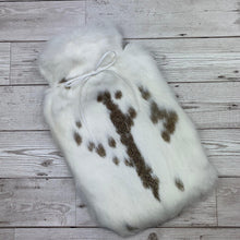 Rabbit Fur Hot Water Bottle - Large - #187/3