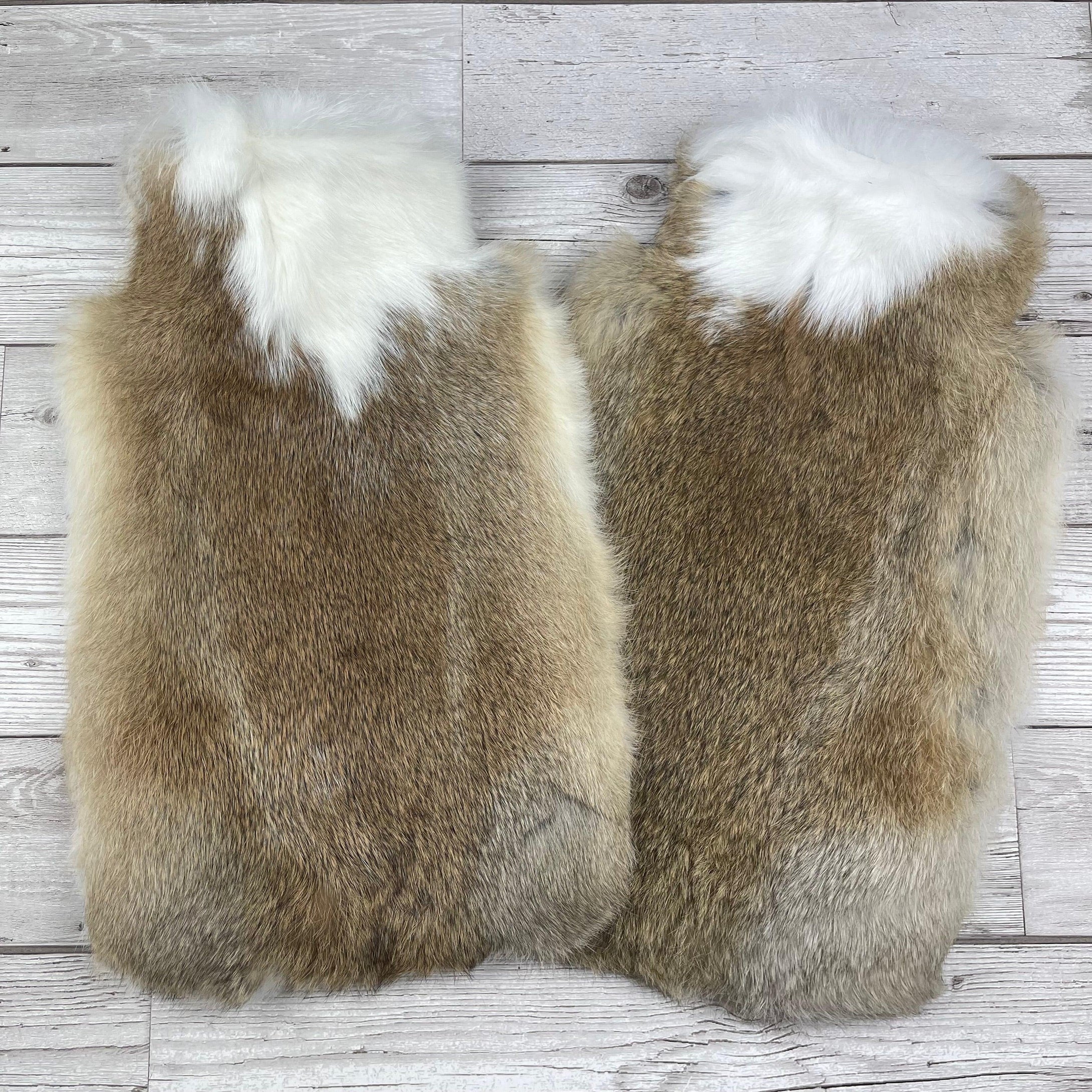 Luxury Real Fur Hot Water Bottle Duo set #408 - The Fur Hot Water Bottle Company