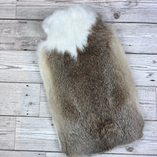 Natural, rustic timeless Real Fur Hot Water Bottle | Complimentary luxury gift box