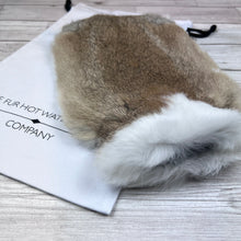 Natural Fur Rabbit Fur Hot Water Bottle | Rustic Luxury | #294